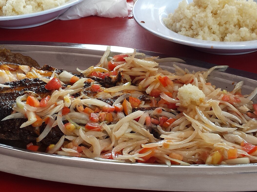 Attiéké poisson braisé